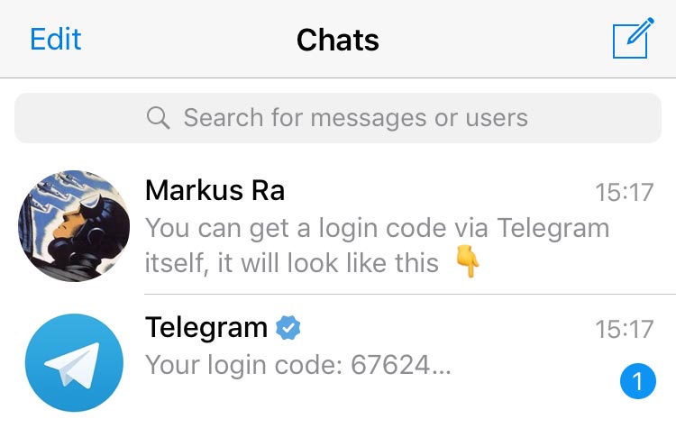 تسجيل الدخول إلى Telegram Web عبر رمز QR أو رقم الهاتف